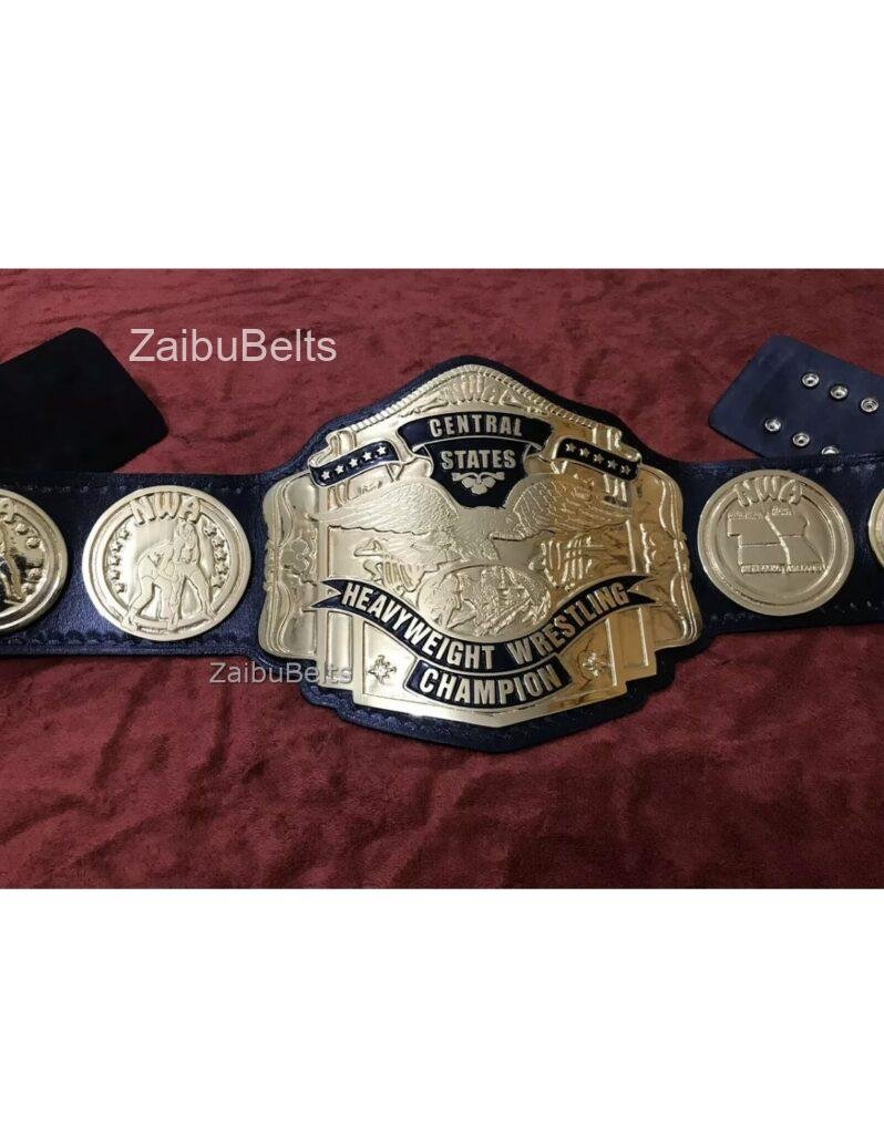 NWA Central States Wrestling championship belt – ZaibuBelts