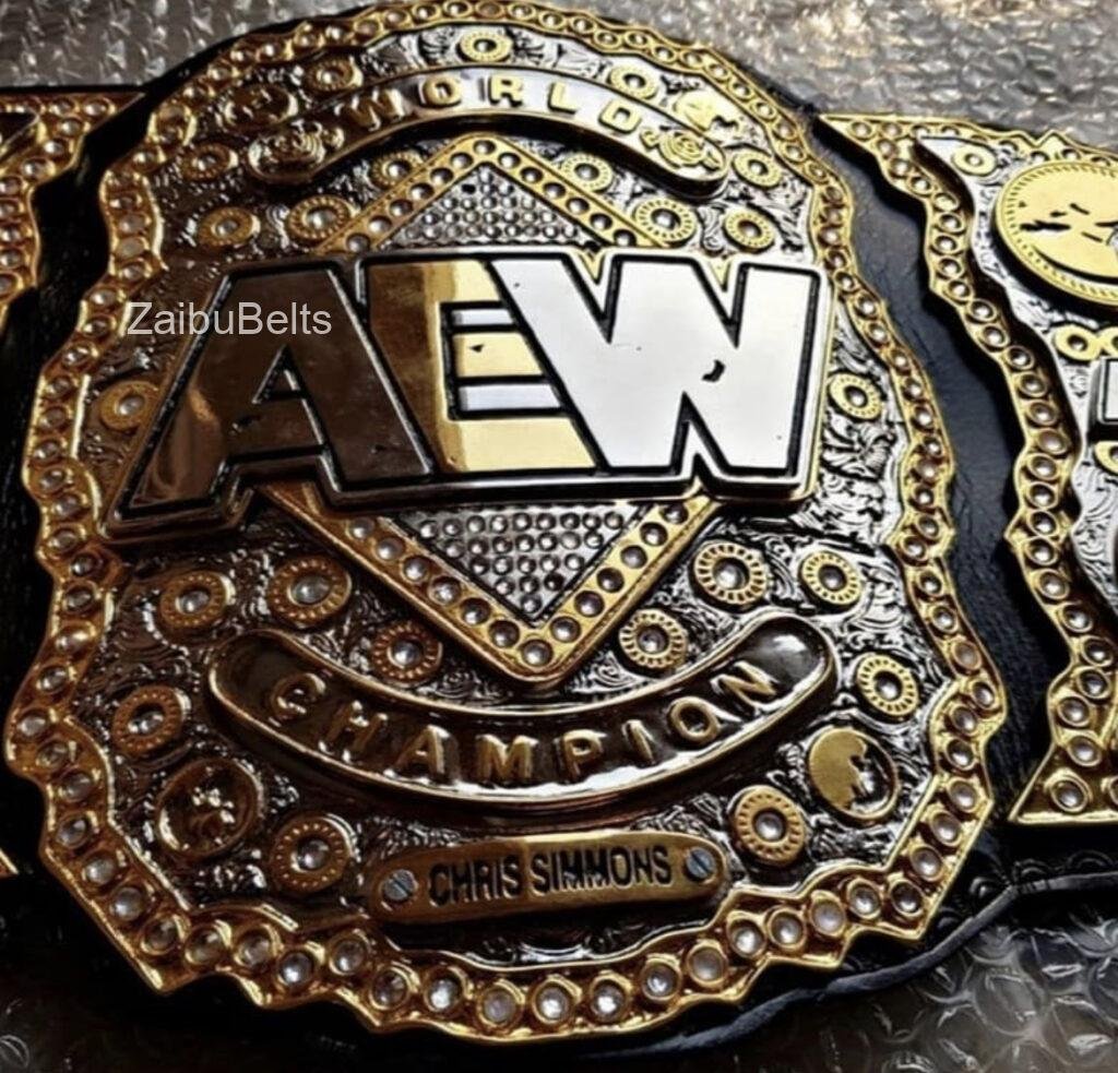AEW Heavyweight Wrestling Championship belt – ZaibuBelts