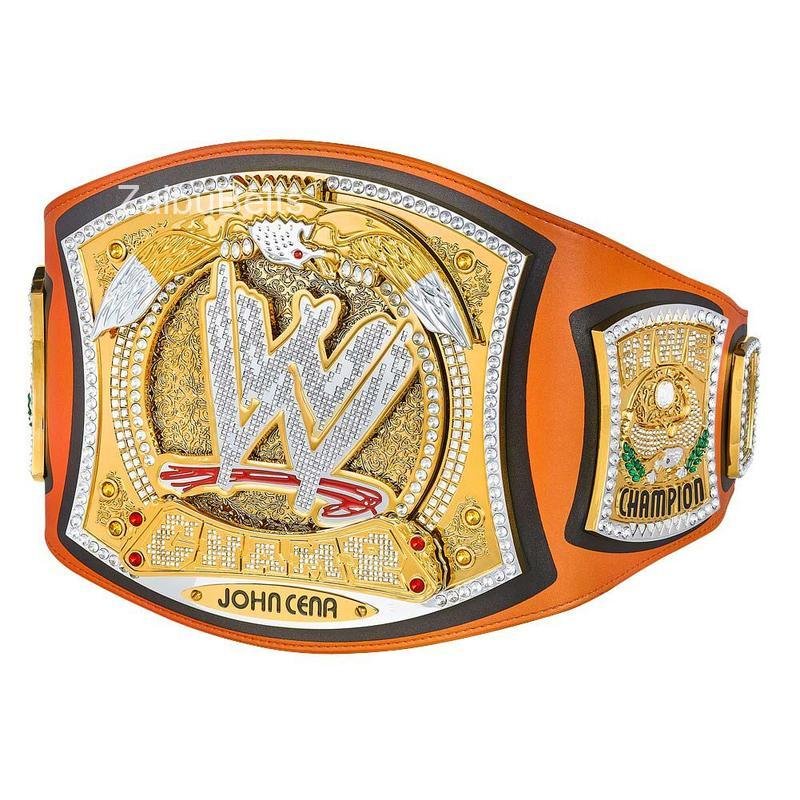 John Cena Signature Series Spinner Championship Belt Zaibubelts